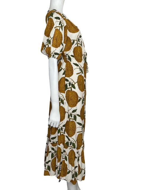Salida de Playa Palmacea Floral Marròn-Talla 8
