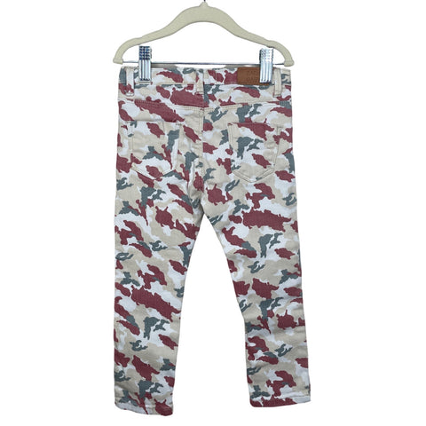 Pantalon Zara Camuflaje Blanco-Talla 2-3