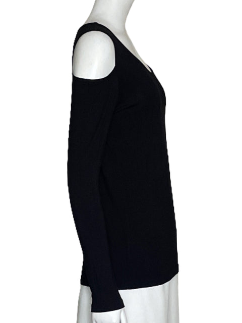 Top Tahari Off Shoulder Negro-Talla S