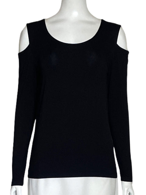 Top Tahari Off Shoulder Negro-Talla S