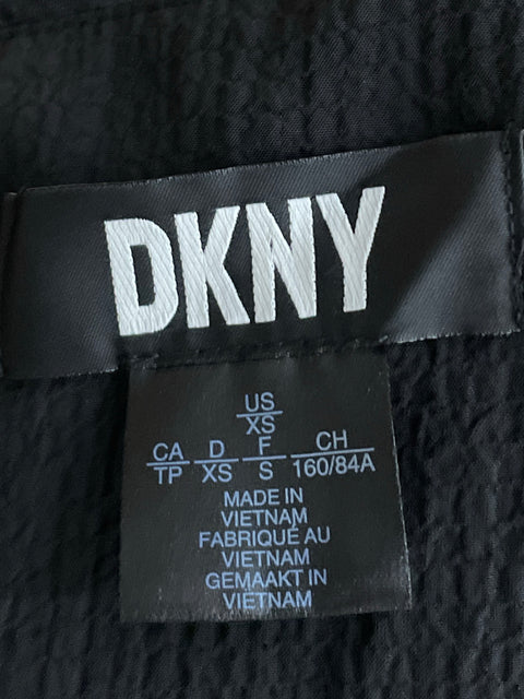 Top DKNY Crop Tirantes Negro-Talla XS