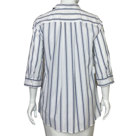 Camisa Chicos  Lineas Blanco - Talla 18