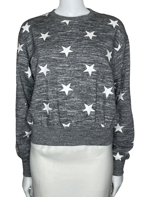 Abrigo Reflex Estrellas Gris-Talla M