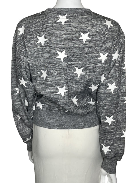 Abrigo Reflex Estrellas Gris-Talla M