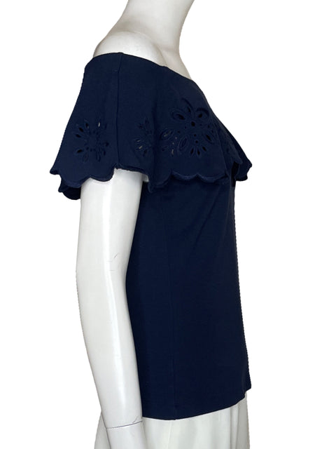 Top Ann Taylor Vuelos Azul-Talla S