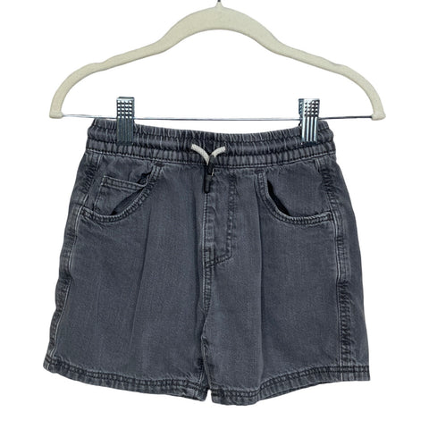 Short Zara Bolsillos Denim Gris-Talla 5-6