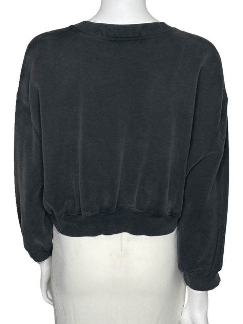 Abrigo Zara Piedras Gris-Talla L