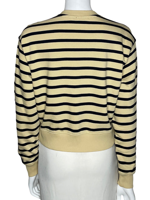 Sueter Tommy Hilfiger Rayas Manga Larga Beige-Talla XS