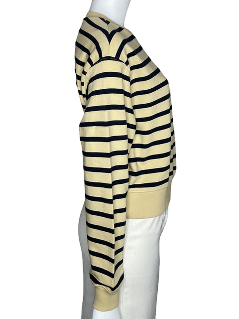Sueter Tommy Hilfiger Rayas Manga Larga Beige-Talla XS