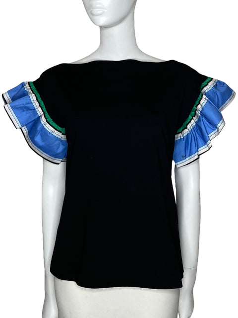 Top Beulah Boleros Negro-Talla M