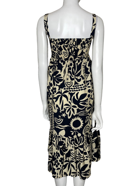 Vestido Zocca Midi Beige-Talla XS