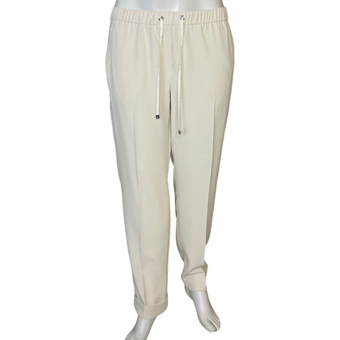 Pantalón Punto Roma Elastico Blanco - Talla L