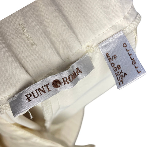 Pantalón Punto Roma Elastico Blanco - Talla L