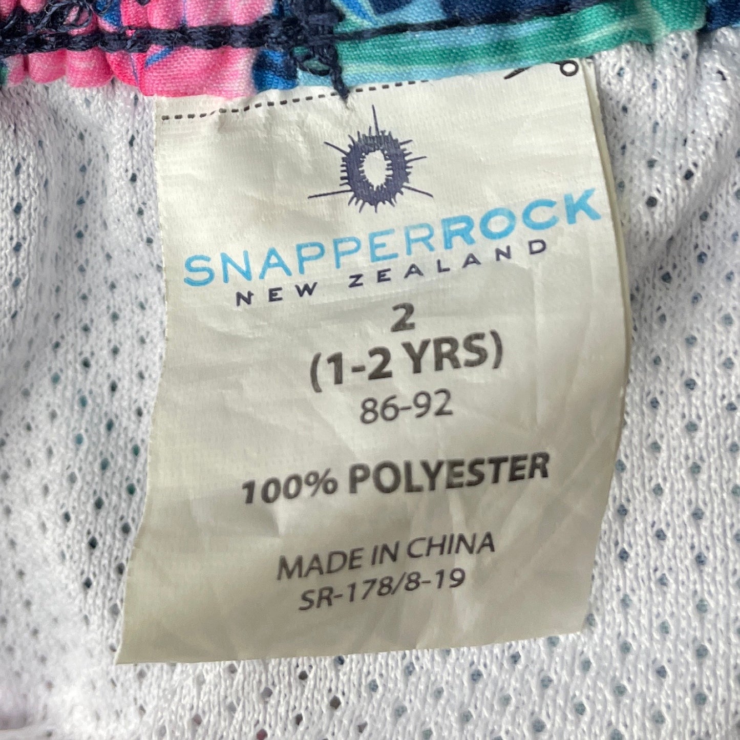 Short Snapperrock Bañador Tropical Azul-Talla 2