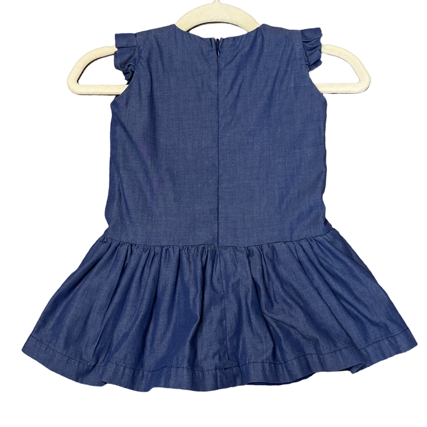 Vestido Dolce Bimbi Vuelos Encaje Azul-Talla 9M