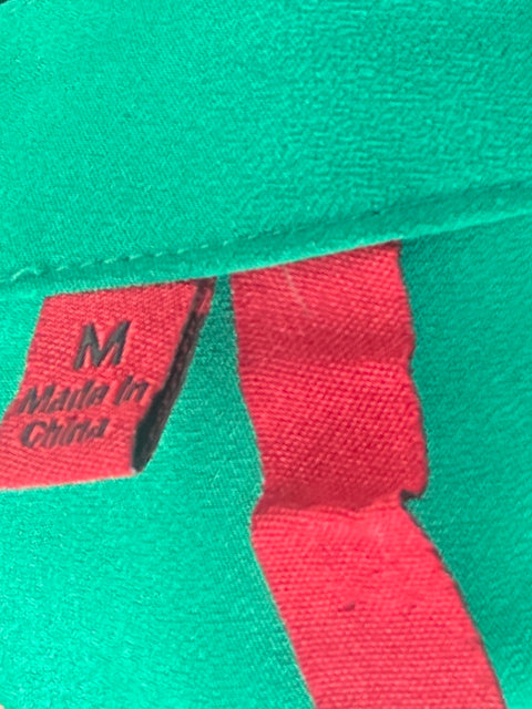 Vestido Tesoro TPS Satinado Verde-Talla M