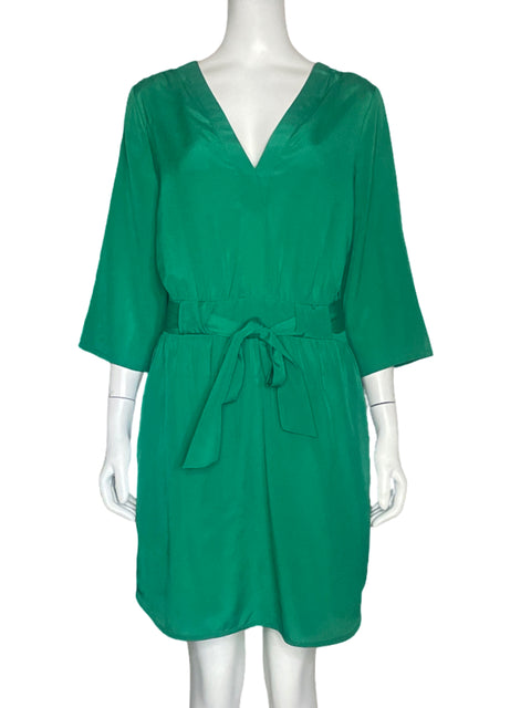 Vestido Tesoro TPS Satinado Verde-Talla M