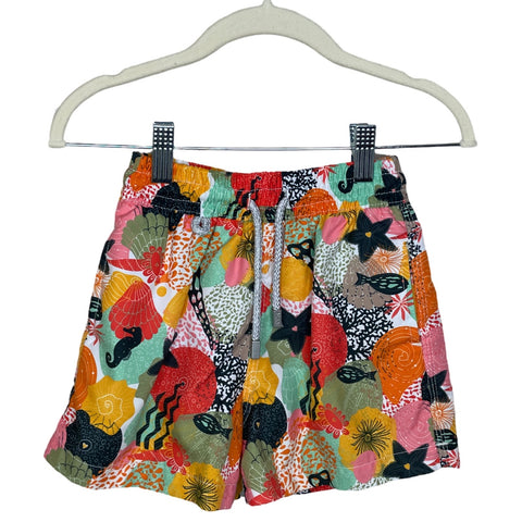 Short Maar Estampado Naranja-Talla U