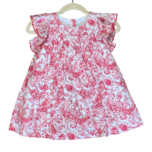 Vestido Janie and Jack Estampado Vuelos Rojo
-Talla 18M