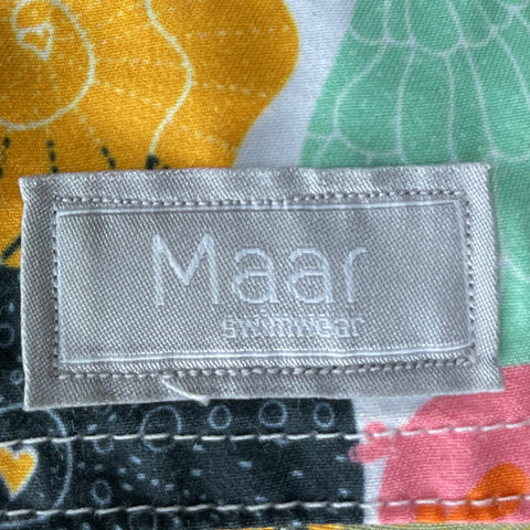 Short Maar Estampado Naranja-Talla U