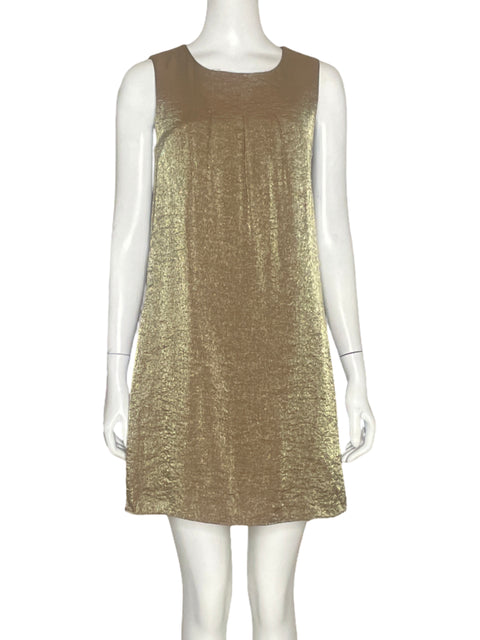 Vestido Collective Clothing Mini Dorado-Talla M