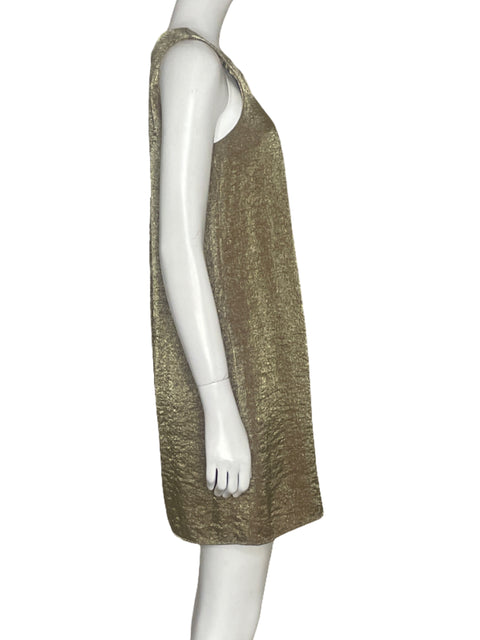 Vestido Collective Clothing Mini Dorado-Talla M