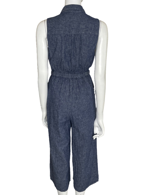 Mono Banana Republic Camisero Manga Corta Azul-Talla 8
