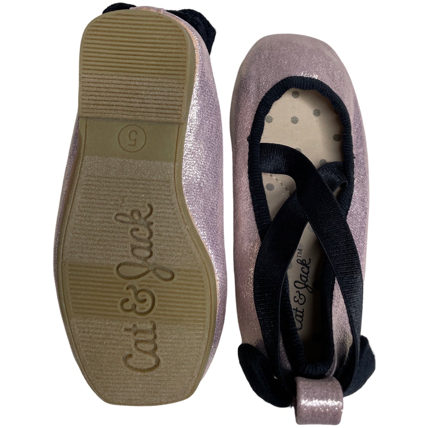 Calzado Cat & Jack Brillantes Rosado-Talla 5
