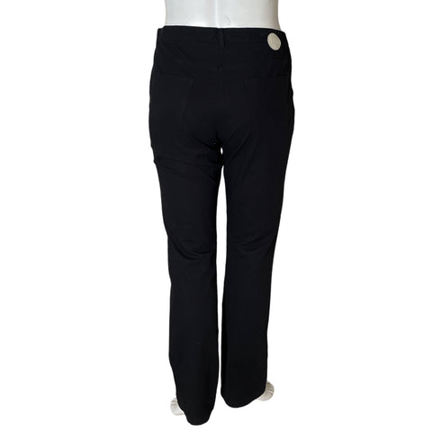 Pantalón Punto Roma Jeans Negro-Talla 18