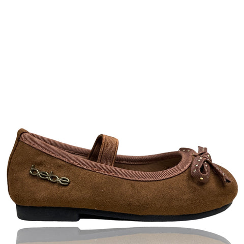 Calzado Bebe Planos Ballet Marrón-Talla 5/6