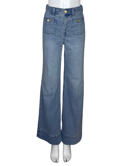 Pantalón J.Crew Sailor River Azul-Talla 25