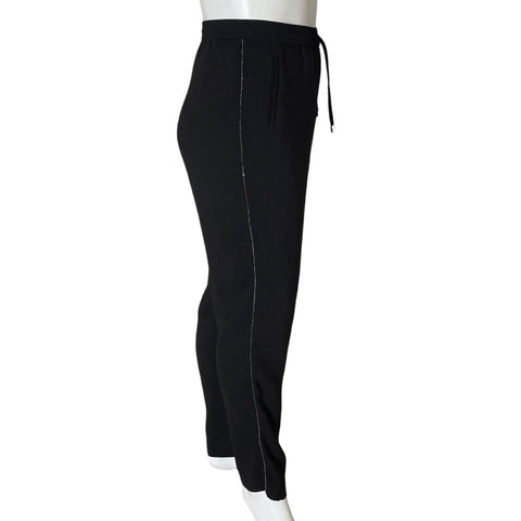 Pantalón Punto Roma Elastico Negro - Talla XL