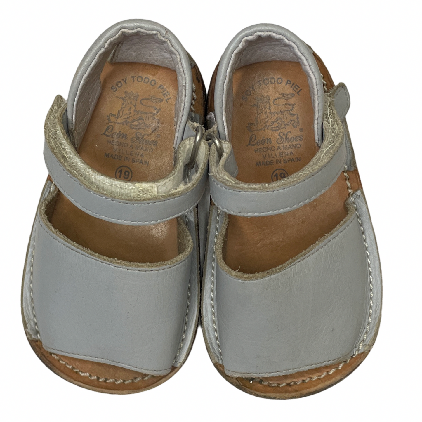 Calzado Leon Shoes Sandalias Gris-Talla 19