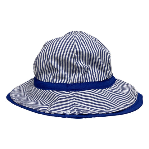 Sombrero El Corte Inglés Rayas Blanco-Talla 48cm