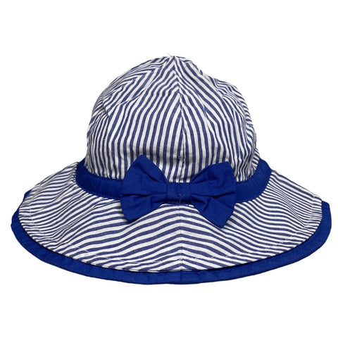 Sombrero El Corte Inglés Rayas Blanco-Talla 48cm