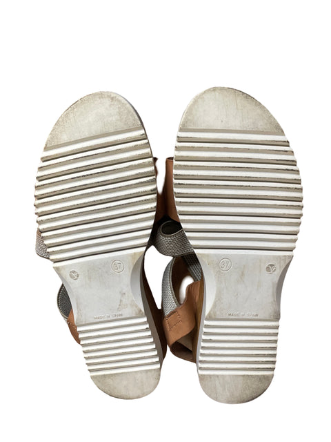 Calzado Freeport Sandalias Marrón-Talla 37