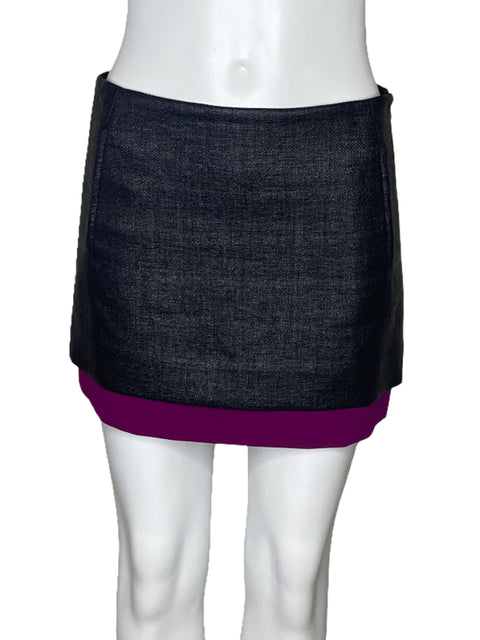 Falda Diane Von Furstenberg Mini Elley Negro-Talla 0