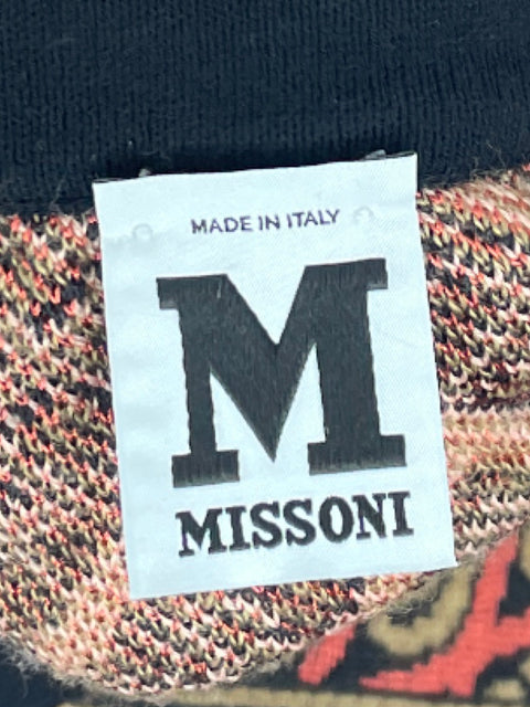 Falda Missoni Estampado Negro-Talla 4