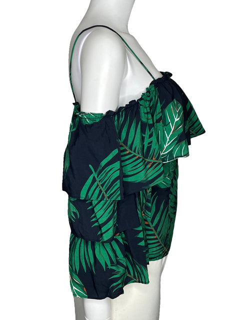 Blusa Azulu Tirantes Vuelos Azul-Talla S