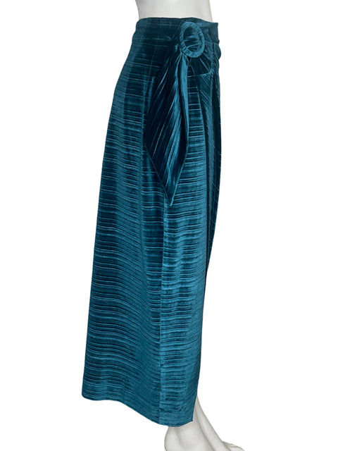 Falda Duma & Co Coralina Aterciopelada Azul - Talla XS