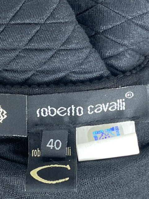 Blusa Roberto Cavalli Bolsillo Negro-Talla 40