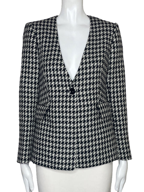 Blazer Express Patas De Gallos Negro-Talla 0