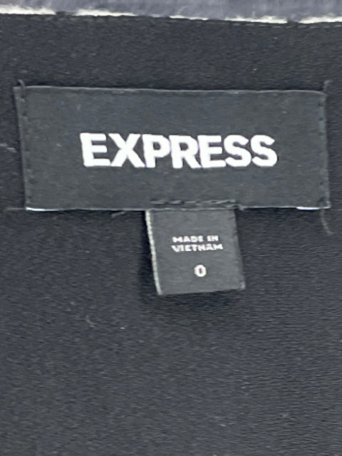 Blazer Express Patas De Gallos Negro-Talla 0