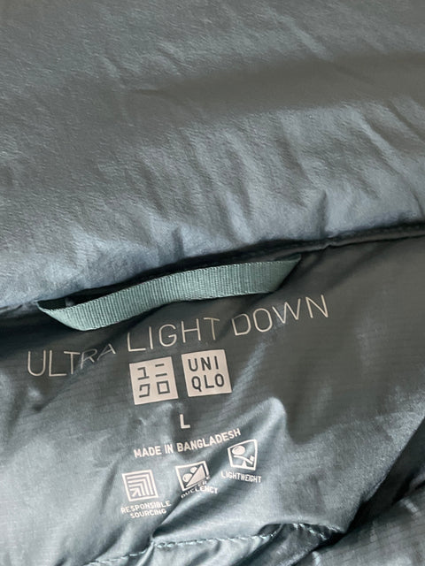 Chaqueta Uniqlo Ultra Light Down Azul-Talla L