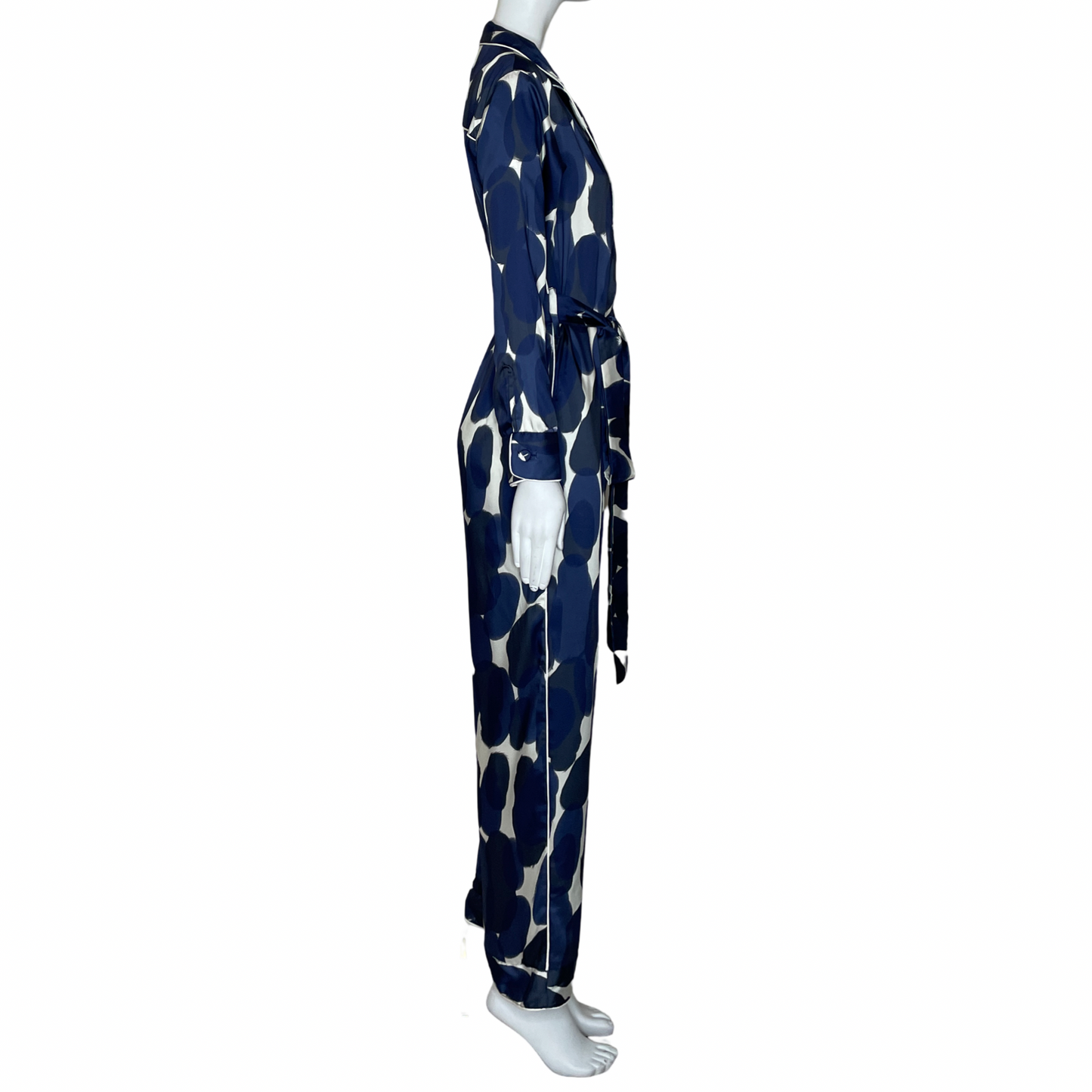 Mono Maria Elena Villamil Pijamero Estampado Azul
-Talla 4