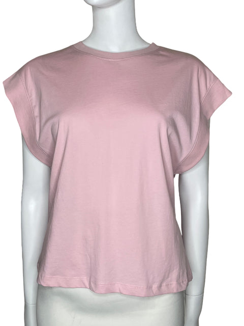 Sueter Zara Fluido Cuello Redondo Rosado-Talla S