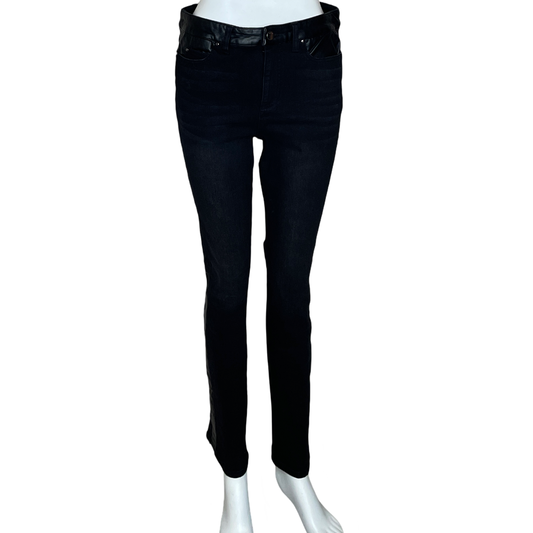 Pantalón Ecru Recto Denim+PolliuretanoNegro
-Talla 28