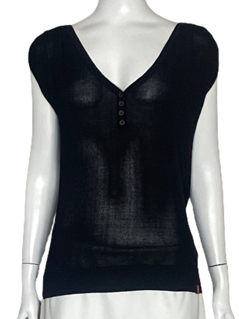 Top EDC by esprit Punto Negro-Talla L