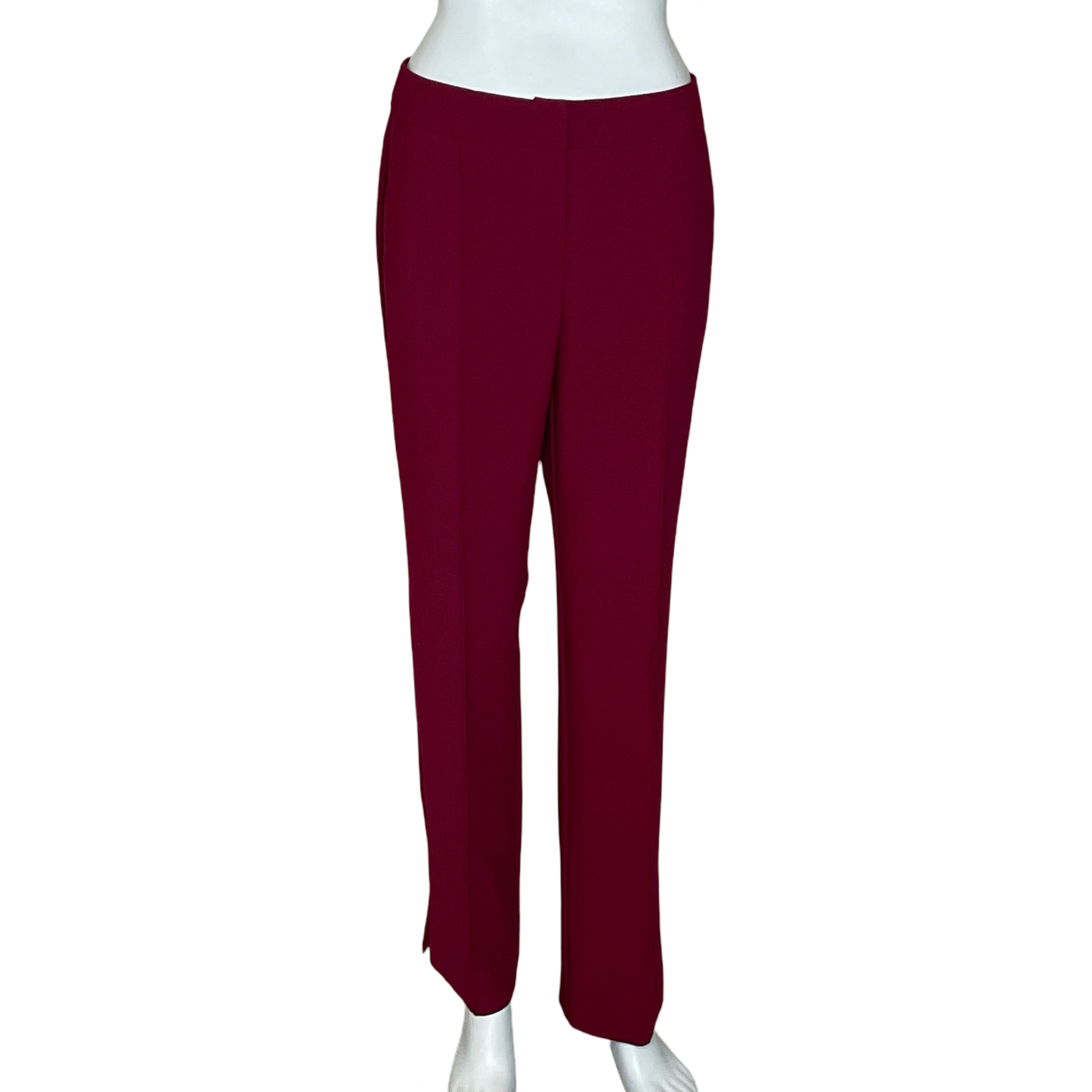 Pantalón Trina Turk Recto Rojo Vino-Talla 6