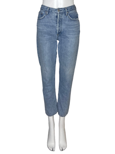 Pantalón Agolde Denim Straight Azul-Talla S